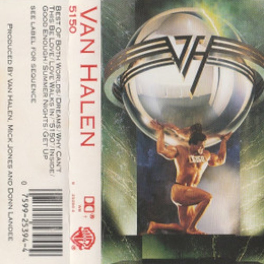 Van Halen 5150 Cassette Tape Dolby